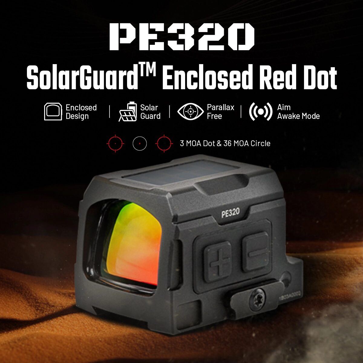 Aimwin uzavřený kolimátor Red Dot PE320 - Obrázek 4