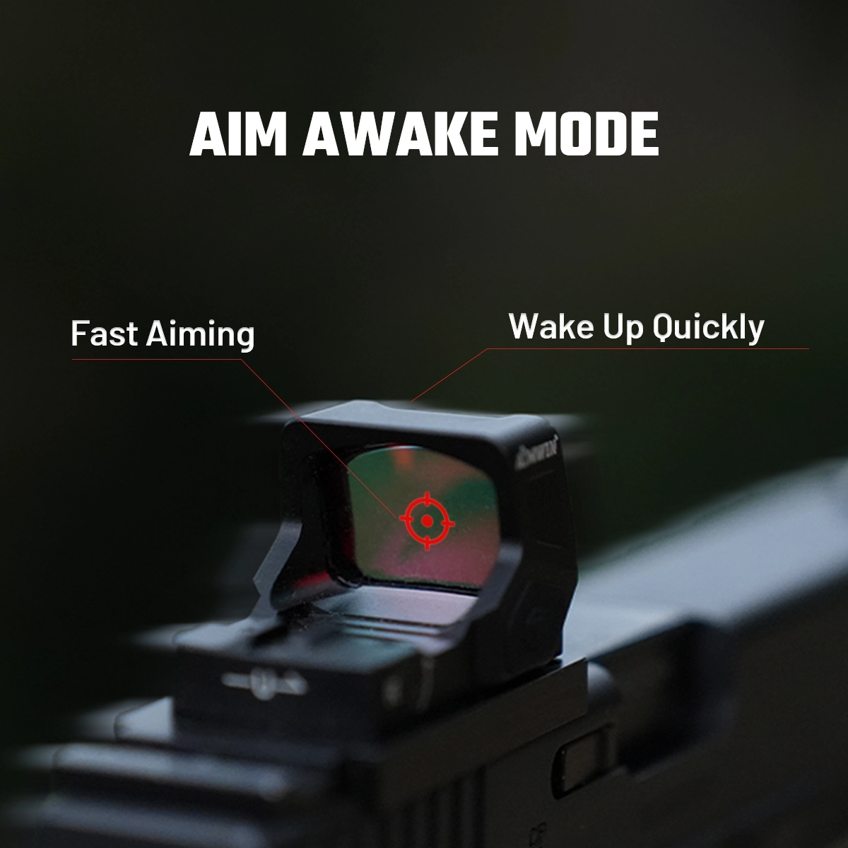 Aimwin Red Dot kolimátor RMSc Footprint PN330 - Obrázek 6