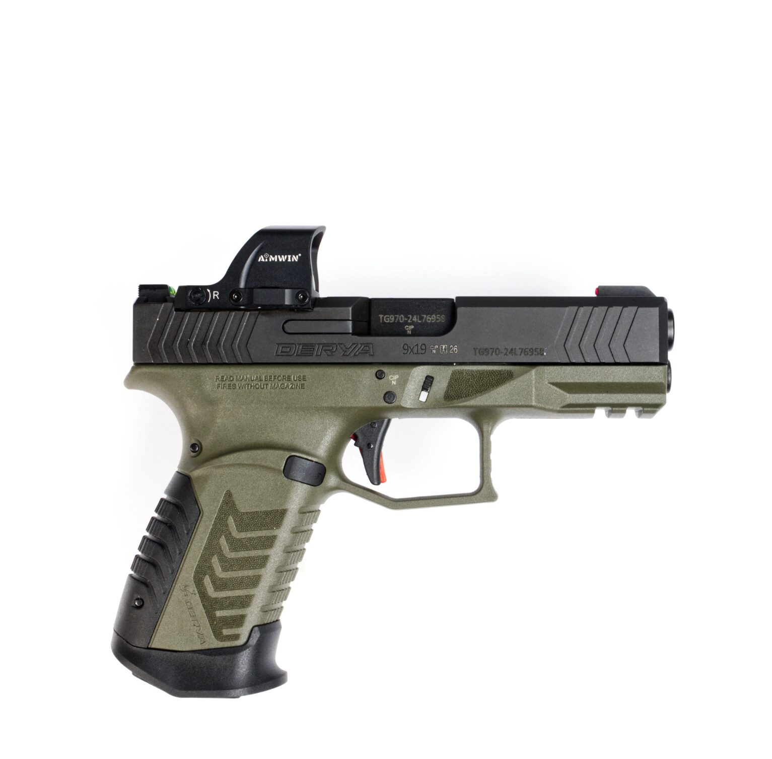 Derya DY-9 FOSA+ AIMWIN PN320 OD Green