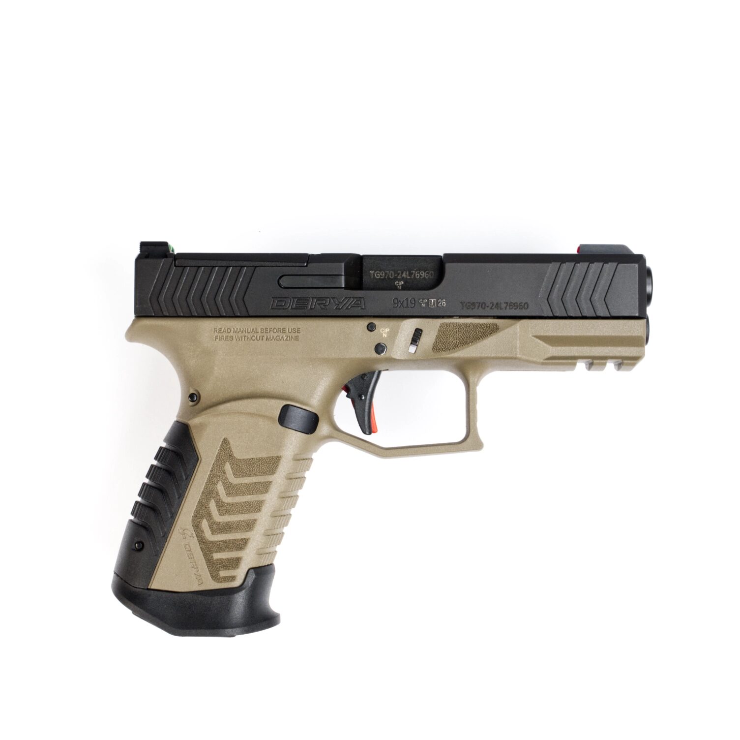 Derya DY-9 Optic ready Coyote Brown - Obrázek 6